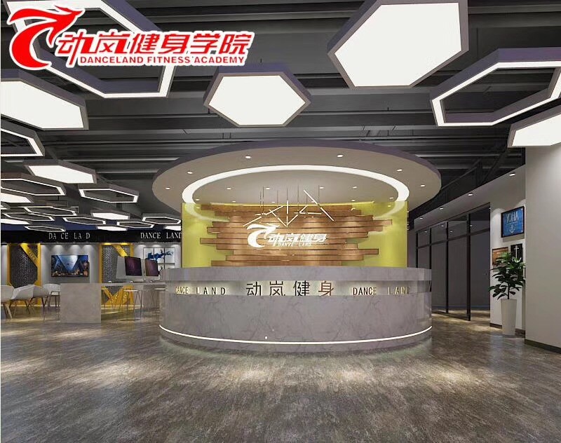 動(dòng)嵐健身湖南岳陽(yáng)健身房加盟店裝修風(fēng)格展示