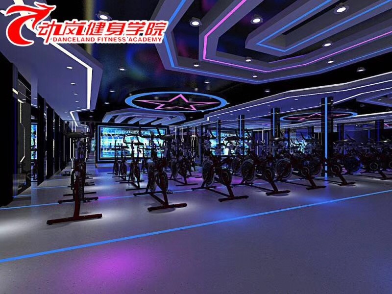 動(dòng)嵐健身湖南岳陽(yáng)健身房加盟店裝修風(fēng)格展示