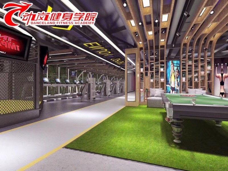 動(dòng)嵐健身湖南岳陽(yáng)健身房加盟店裝修風(fēng)格展示
